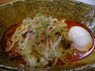 温玉汁なし坦々麺