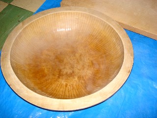 暖められる木鉢