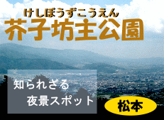 知られざる夜景スポット、芥子坊主公園