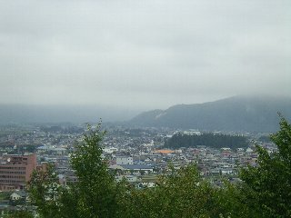 山岳博物館からの景色