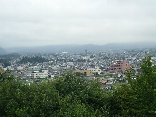 山岳博物館からの景色