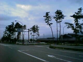 松川の風景