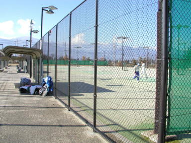 安曇野市豊科南部総合公園の風景