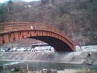 奈良井木曽の大橋の風景