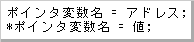 ポインタ変数に値を代入